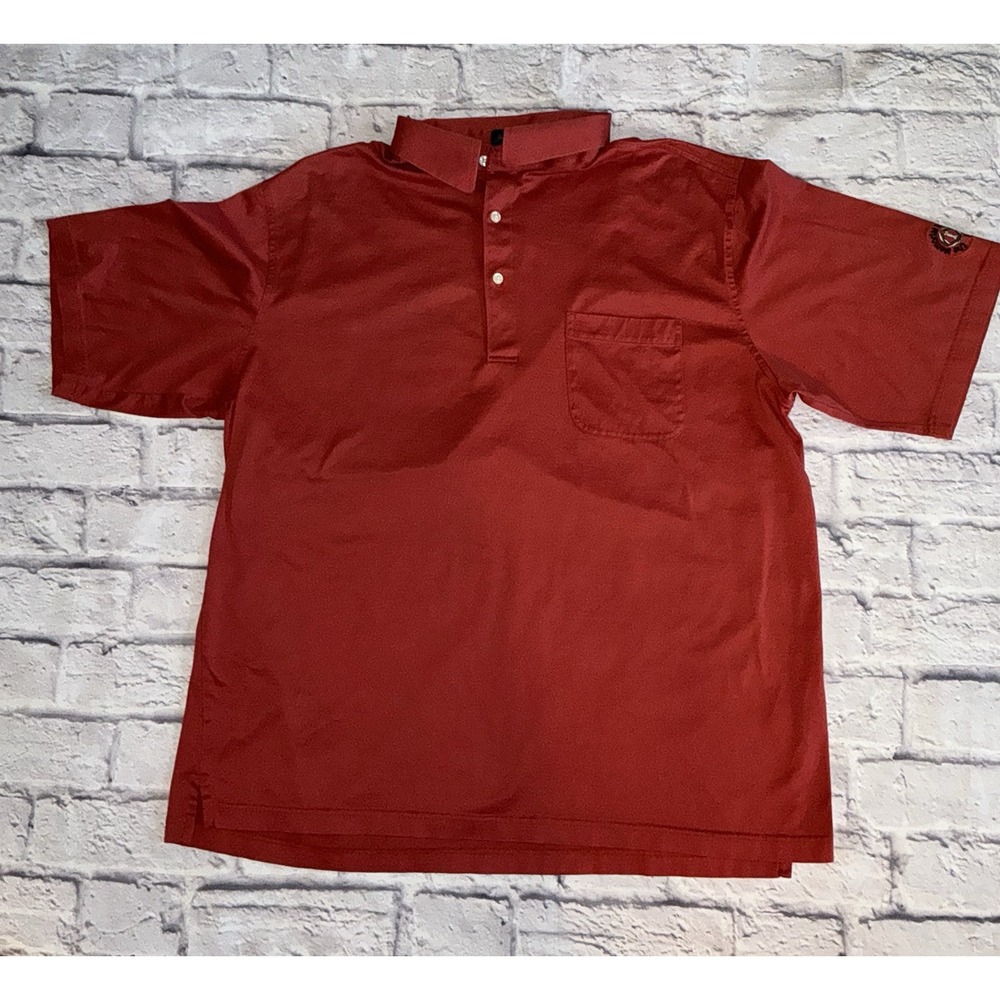 Jack Nicklaus Golf Polo Shirt  Extra Large Salmon The Memorial Performance Mens